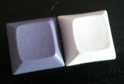 Purple and White keycap